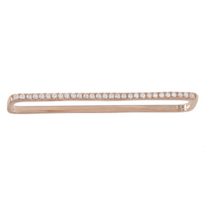 Rose Gold Pavé Bar Cartilage Cuff - Adina Eden's Jewels