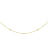 14K Gold / Necklace Ball Chain Choker/Necklace 14K - Adina Eden's Jewels