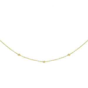 14K Gold / Necklace Ball Chain Choker/Necklace 14K - Adina Eden's Jewels