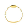 14K Gold / 7 Bar Chain Ring 14K - Adina Eden's Jewels