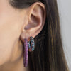  Slim Oval Hoop Earrings - Adina Eden's Jewels