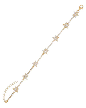 Gold Starz Bracelet - Adina Eden's Jewels