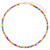  Neon Multi Color Beaded Necklace - Adina Eden's Jewels