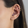  Onyx Solid Ear Cuff - Adina Eden's Jewels