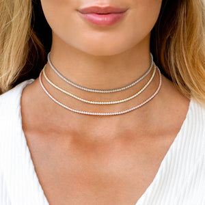  Thin Tennis Choker Combo Set - Adina Eden's Jewels