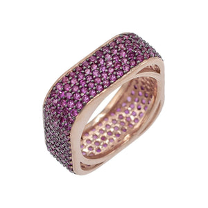  Pavé Square Ring - Adina Eden's Jewels