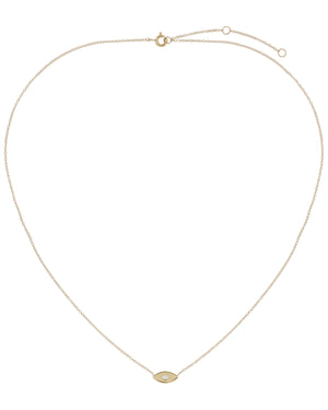  Diamond Evil Eye Necklace 14K - Adina Eden's Jewels