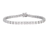 Silver Diamond Cut Tennis Bracelet - Adina Eden's Jewels