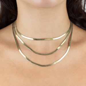  Herringbone Choker - Adina Eden's Jewels