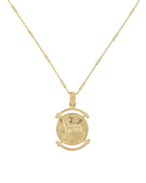  Greek Coin Pendant - Adina Eden's Jewels