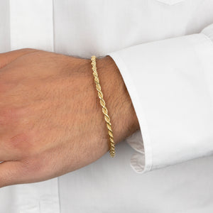  Men's Rope Chain Bracelet - Adina Eden's Jewels