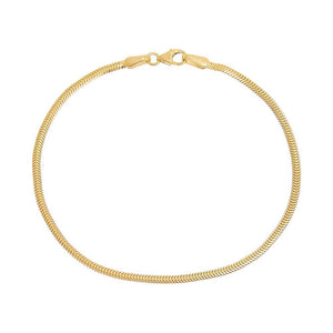 14K Gold Snake Chain Bracelet 14K - Adina Eden's Jewels