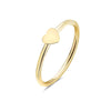 14K Gold / 5 Mini Heart Ring 14K - Adina Eden's Jewels