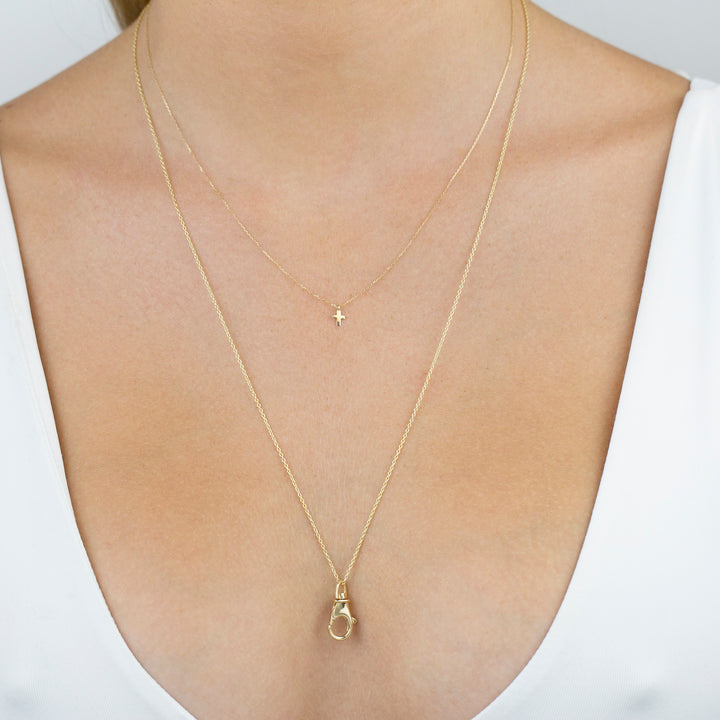  Clasp Necklace 14K - Adina Eden's Jewels