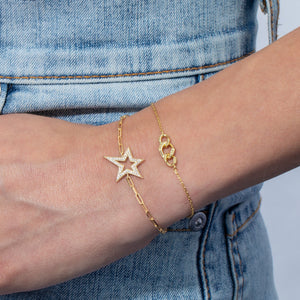  Interlocked Circle Bracelet - Adina Eden's Jewels
