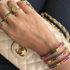  Colorful Tennis Bracelet- Square - Adina Eden's Jewels