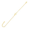 Gold CZ Snake Link Bracelet - Adina Eden's Jewels