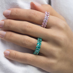  Oval Eternity Ring - Adina Eden's Jewels