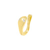 Gold Pave Snake Ear Cuff - Adina Eden's Jewels