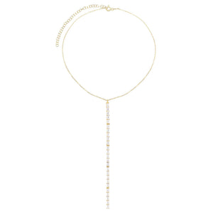  Baguette Lariat - Adina Eden's Jewels