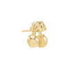14K Gold / Single Mini Cherry Stud Earring 14K - Adina Eden's Jewels