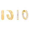Gold The Essential Hoop Earring Combo Set - Adina Eden's Jewels