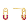  Baby Safety Pin Stud Earring - Adina Eden's Jewels