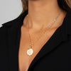  Double Coin Necklace - Adina Eden's Jewels