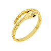 Gold / 5 Gold Snake Ring - Adina Eden's Jewels