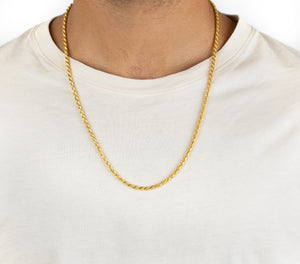 Men's Rope Chain Necklace - Adina Eden's Jewels