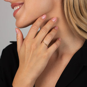  Mini Open Stars Ring 14K - Adina Eden's Jewels