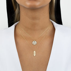  Rose Coin Necklace - Adina Eden's Jewels