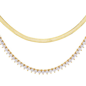 Gold Day to Night Necklace Combo Set - Adina Eden's Jewels