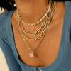  Full Pavé Paperclip Chain Necklace - Adina Eden's Jewels