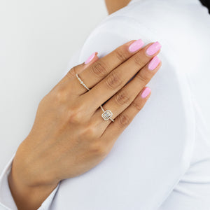  CZ Baguette Ring 14K - Adina Eden's Jewels