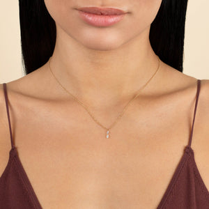  Diamond Double Marquise Floating Necklace 14K - Adina Eden's Jewels