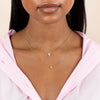  Diamond Mini Heart Necklace 14K - Adina Eden's Jewels