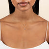  Diamond Illusion Teardrop Necklace 14K - Adina Eden's Jewels