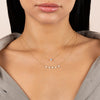  CZ Mini Heart Necklace 14K - Adina Eden's Jewels