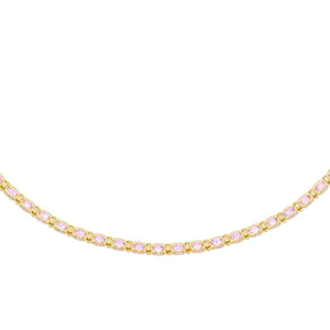 Light Pink Pastel Crystal Choker - Adina Eden's Jewels