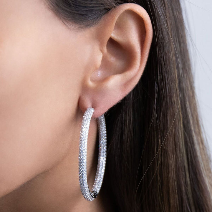  Oval Hoop Earring - Adina Eden's Jewels