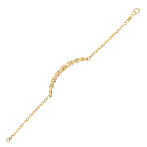  Hard Chain Bracelet 14K - Adina Eden's Jewels