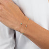  Multi Turquoise Bezel Bracelet 14K - Adina Eden's Jewels