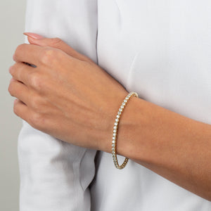  Diamond Tennis Bracelet 14K - Adina Eden's Jewels