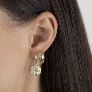  Thin Hollow Hoop Earring - Adina Eden's Jewels