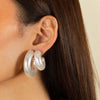  Chunky Pearl Hoop Earring - Adina Eden's Jewels