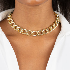  XXL Miami Curb Link Necklace - Adina Eden's Jewels