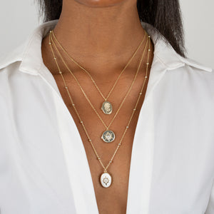  Rose Locket Necklace - Adina Eden's Jewels