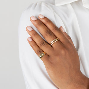  Starburst Signet Ring - Adina Eden's Jewels