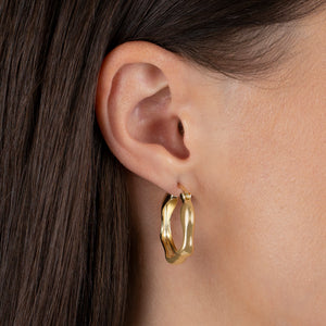  Bamboo Hoop Earring - Adina Eden's Jewels